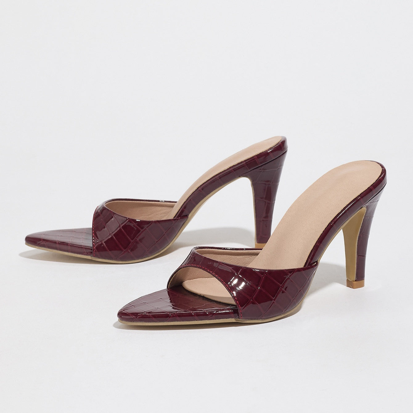 Female Pointed Toe Stiletto Heels - Outfit Emporium