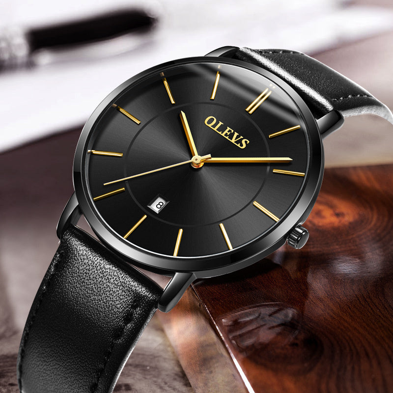 Olevs Men's Waterproof Auto Date Quartz Wristwatch - Outfit Emporium