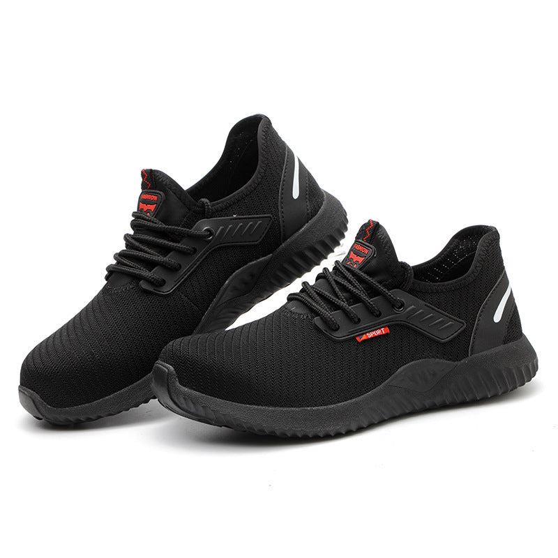 Breathable Safety Anti-smashing Work Safety Shoes - Outfit Emporium