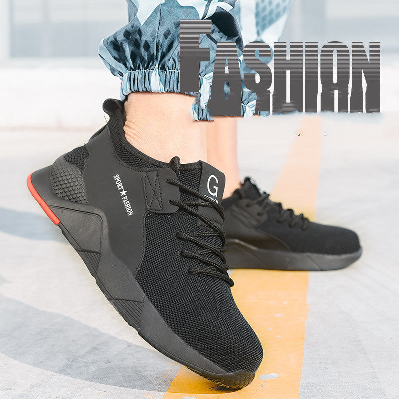 Breathable Safety Anti-smashing Work Safety Shoes - Outfit Emporium