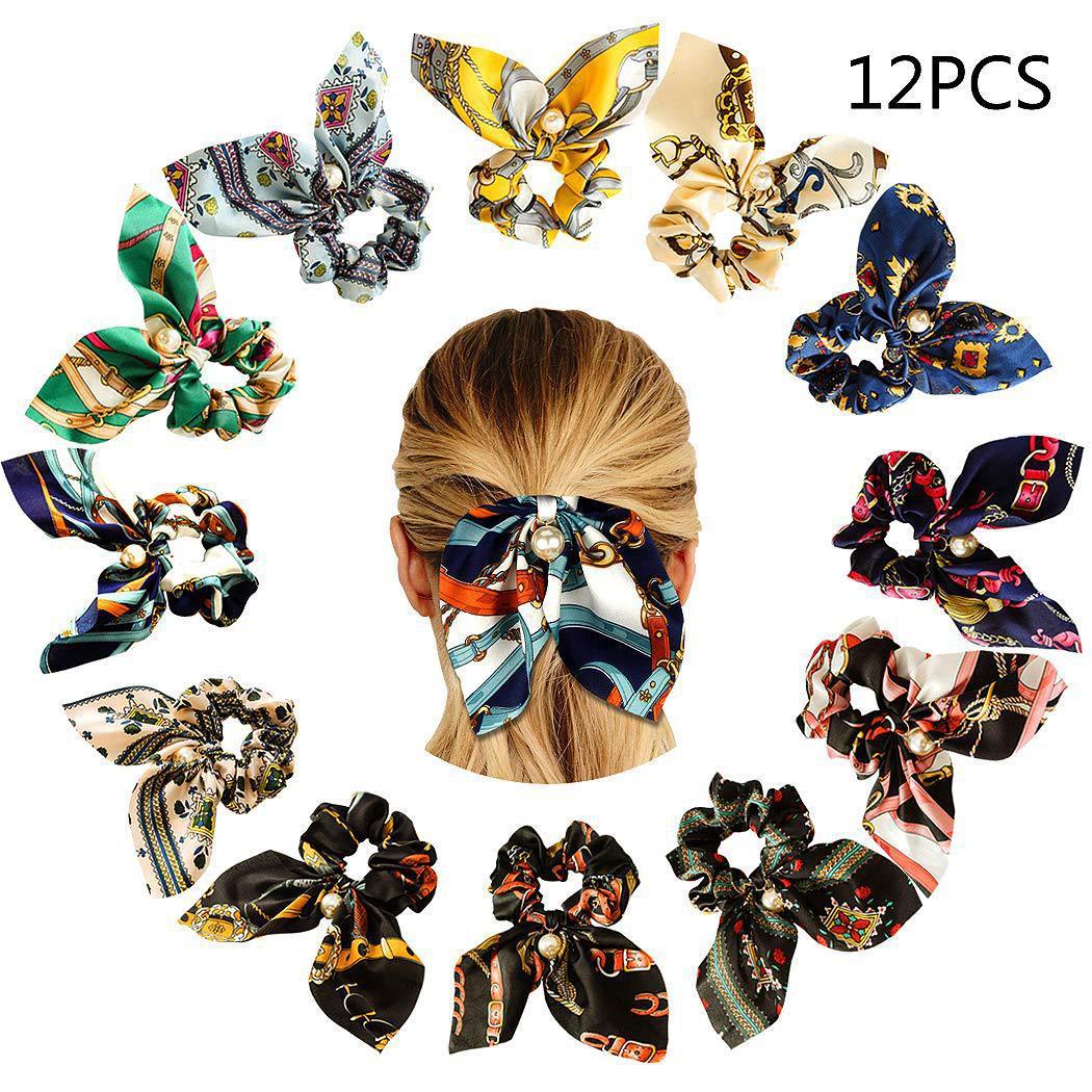 Women's Hair Knot Knotted Big Bow Hair Rope