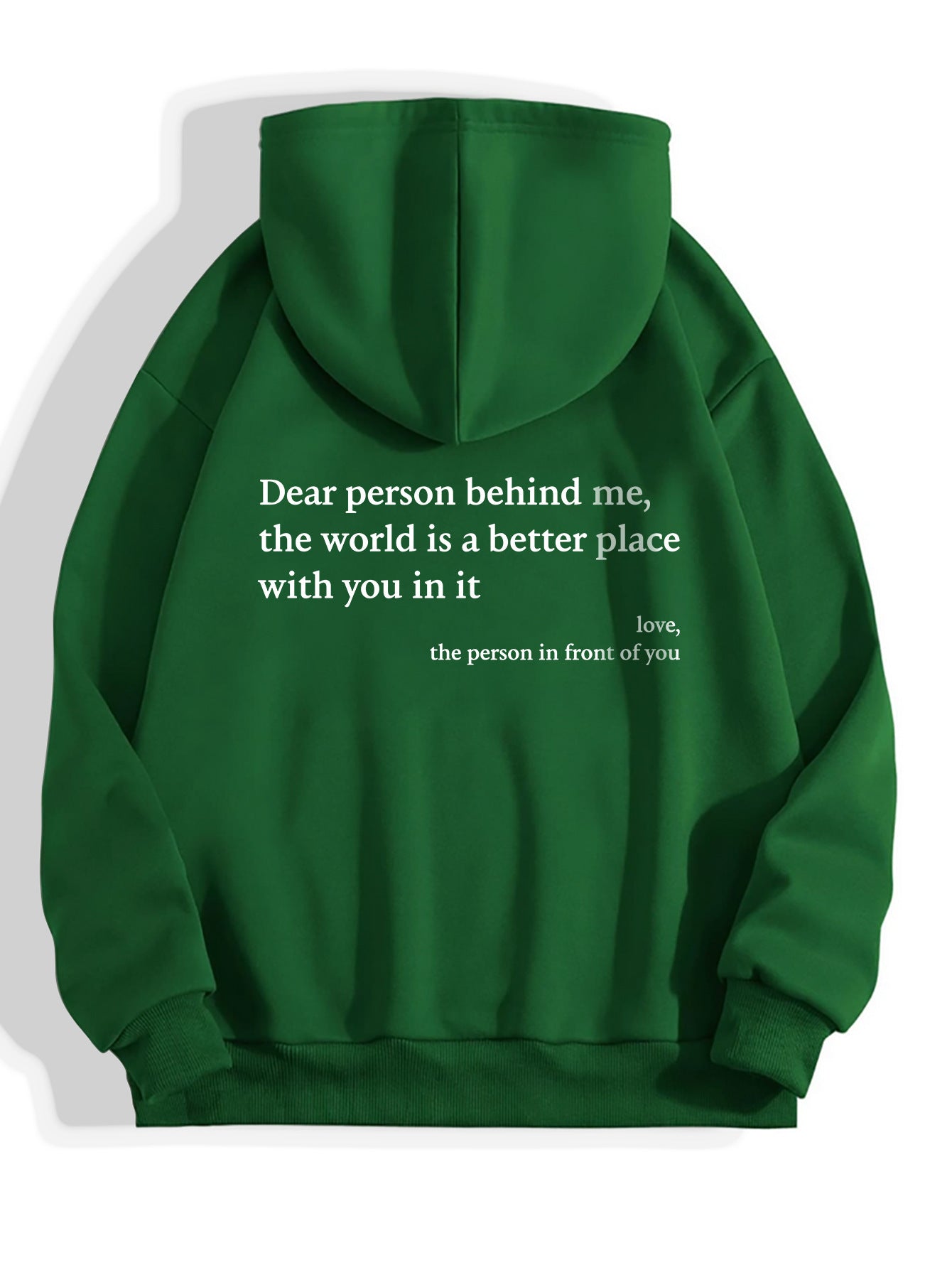 Kangaroo Pocket Drawstring Printed Hoodie - Outfit Emporium