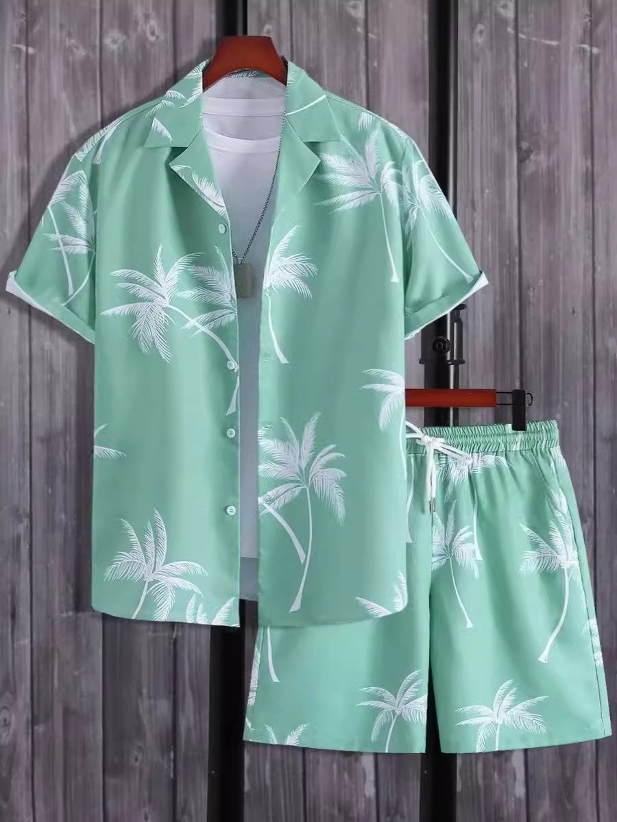 Beach Style Short Sleeve Shirt Men's Suit - Outfit Emporium