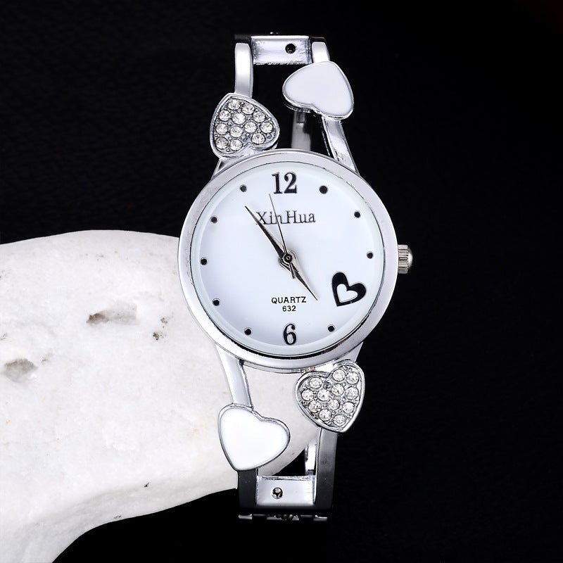 Women's set diamond British watches - Outfit Emporium