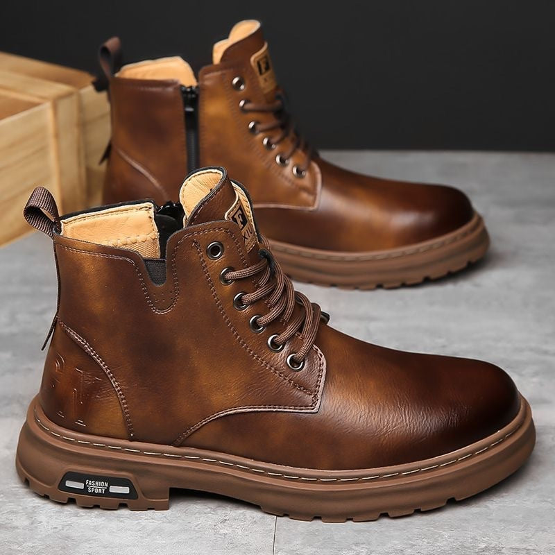 British Martin Boots Hiking Workwear Men