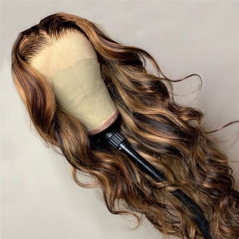 Women's Fashion Foreign Trade Wigs, Long Curly Hair