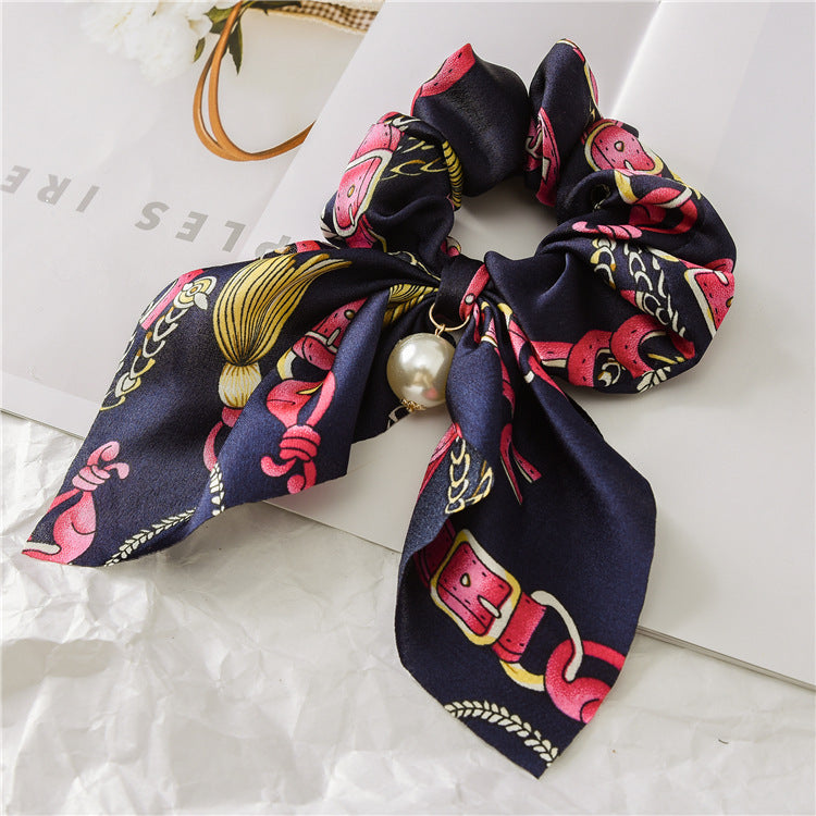 Women's Hair Knot Knotted Big Bow Hair Rope