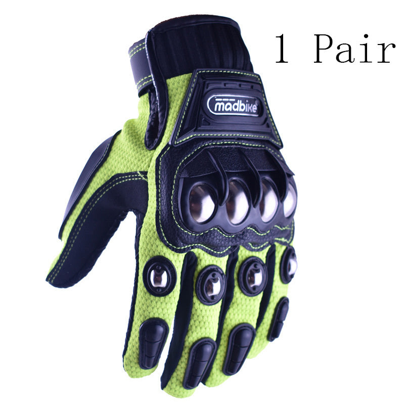 Off-Road Alloy Protective Motorcycle Riding Gloves - Outfit Emporium