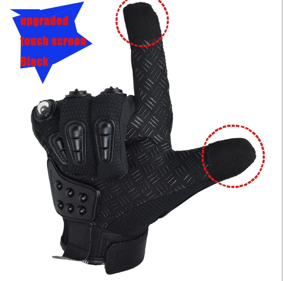 Off-Road Alloy Protective Motorcycle Riding Gloves - Outfit Emporium