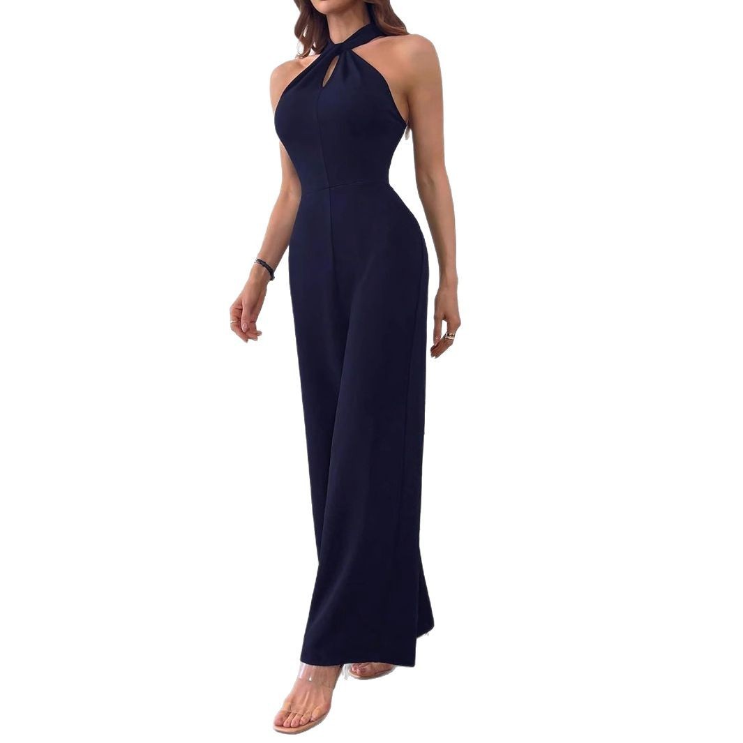 Women's Slim Fit Temperament Waist-controlled Jumpsuit - Outfit Emporium