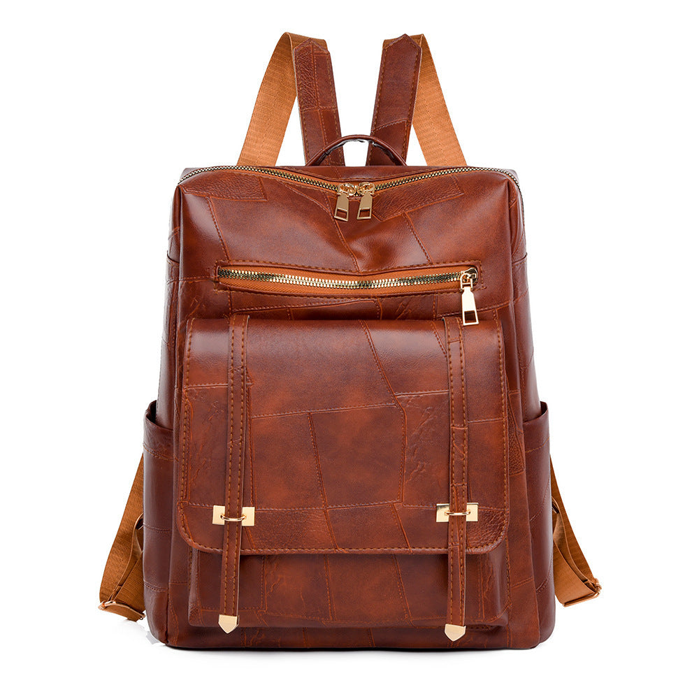 Women's Backpack Leather Dual-use