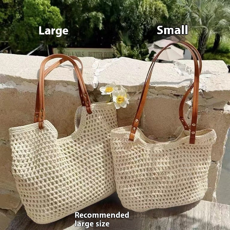 Woven Seaside Holiday Large Capacity Shoulder Bag