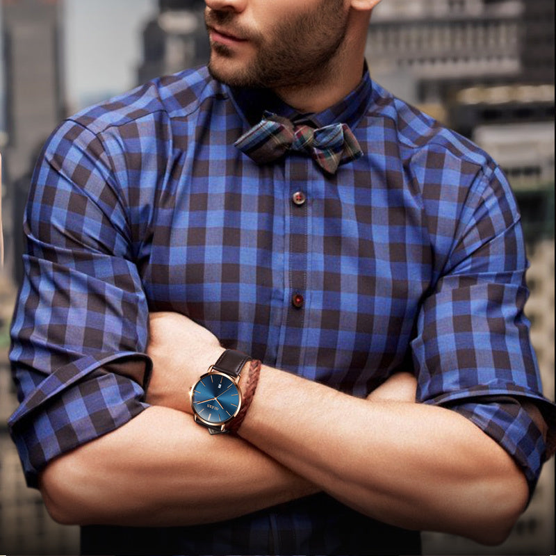Olevs Men's Waterproof Auto Date Quartz Wristwatch - Outfit Emporium
