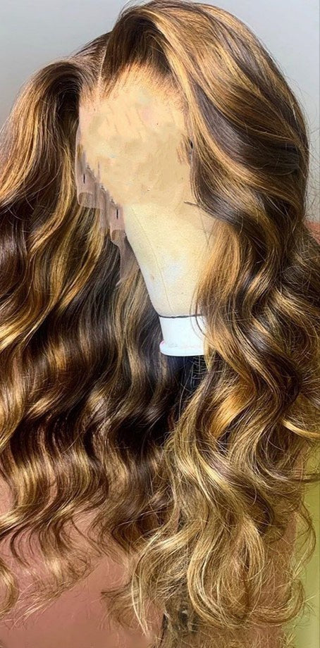 Women's Fashion Foreign Trade Wigs, Long Curly Hair