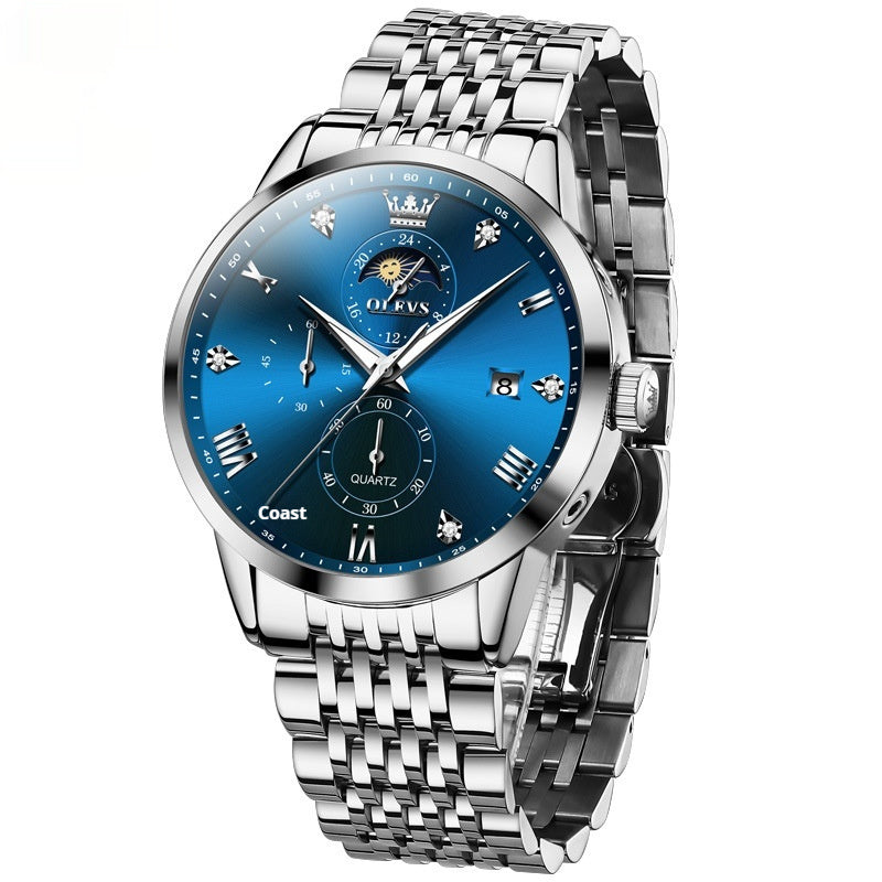 Business Multifunction Men's Watch