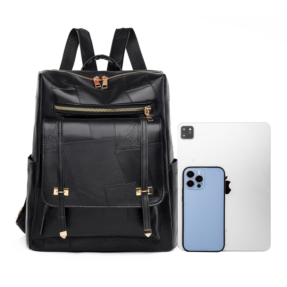 Women's Backpack Leather Dual-use