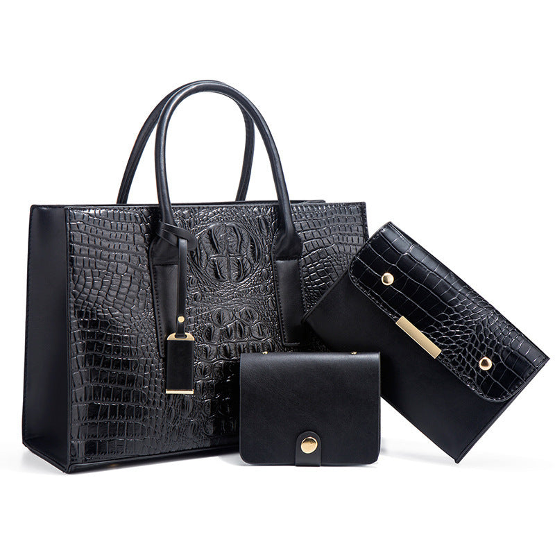 Women's Handbag Shoulder Bag Three-piece Set - Outfit Emporium