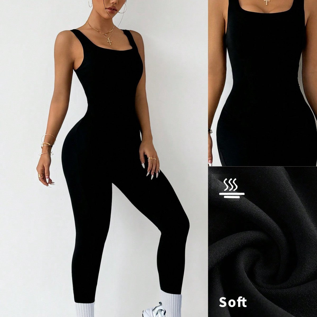 Women's Yoga Tight Jumpsuit One-piece High Elastic Fitness - Outfit Emporium