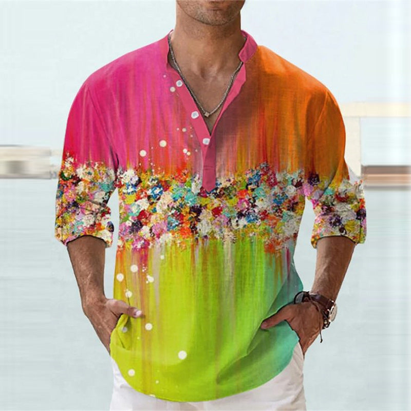 Digital Thermal Transfer Short Sleeve Shirt for men - Outfit Emporium