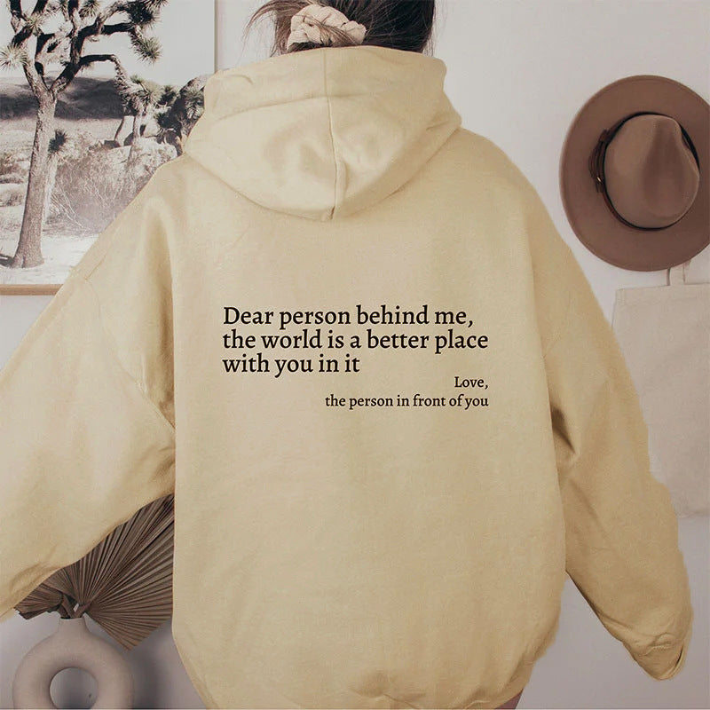Kangaroo Pocket Drawstring Printed Hoodie - Outfit Emporium