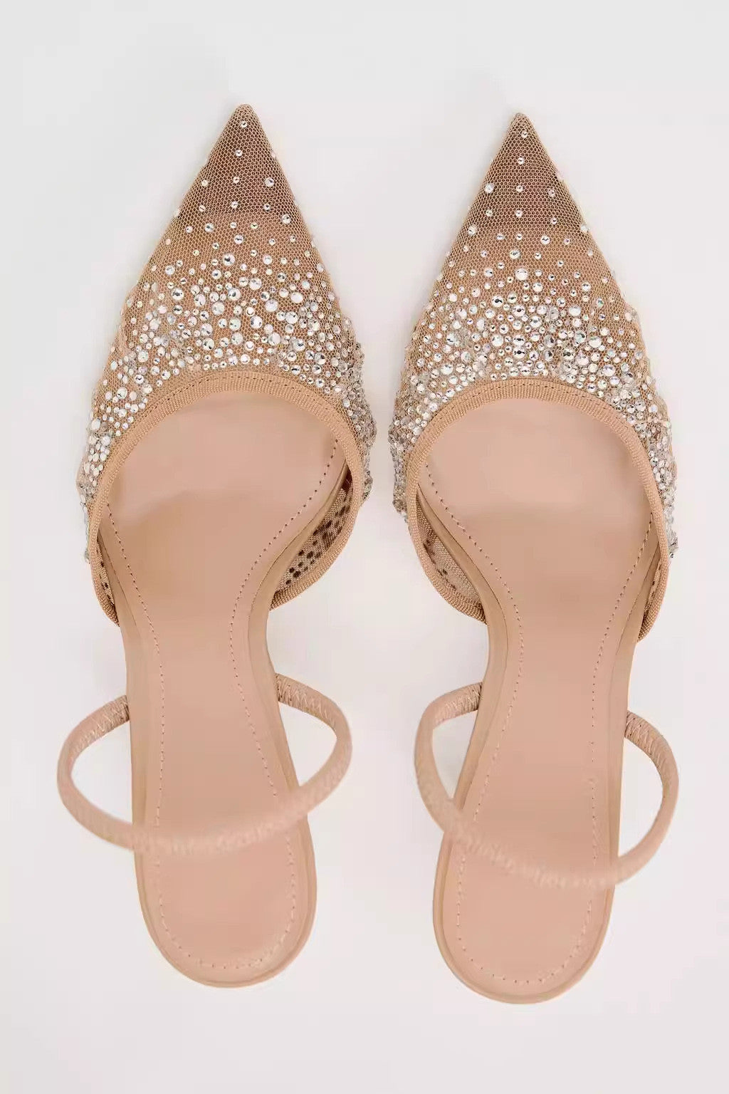Women's Bright Mesh Fashion Classy High Heels - Outfit Emporium