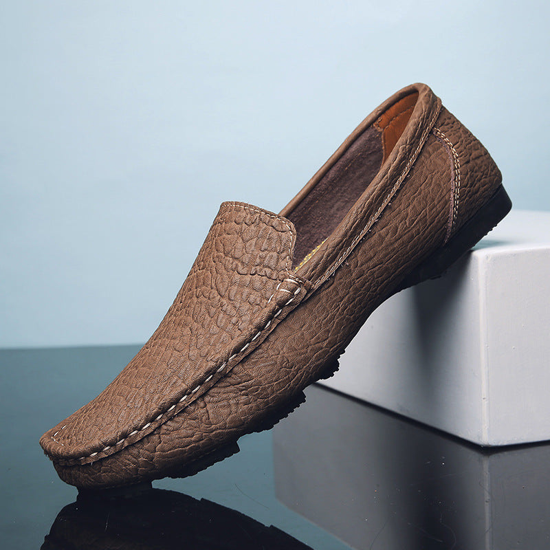 Casual Hand Stitched Leather Shoes - Outfit Emporium