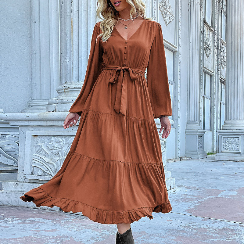 Casual Long Sleeve Dress - Outfit Emporium