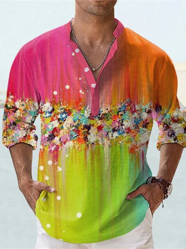 Digital Thermal Transfer Short Sleeve Shirt for men - Outfit Emporium