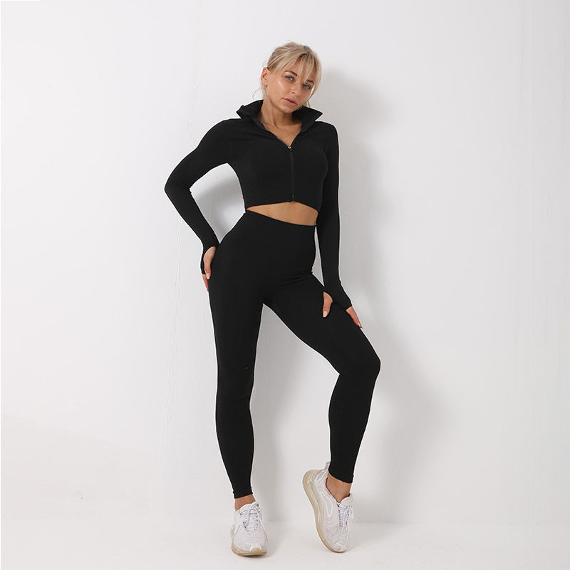 Women's 3PCS Yoga Sport Tracksuit Set - Outfit Emporium