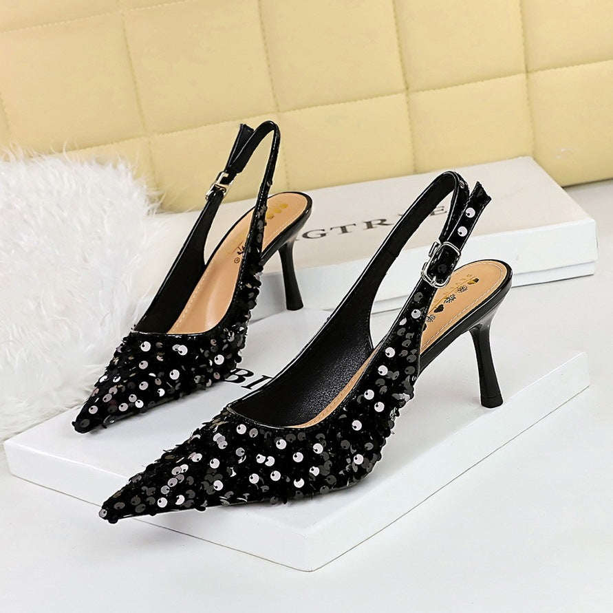 Women's Shallow Mouth Pointed-toe Hollowed - Outfit Emporium