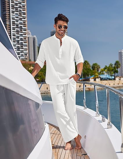 Men's Long Sleeve Trousers Suit