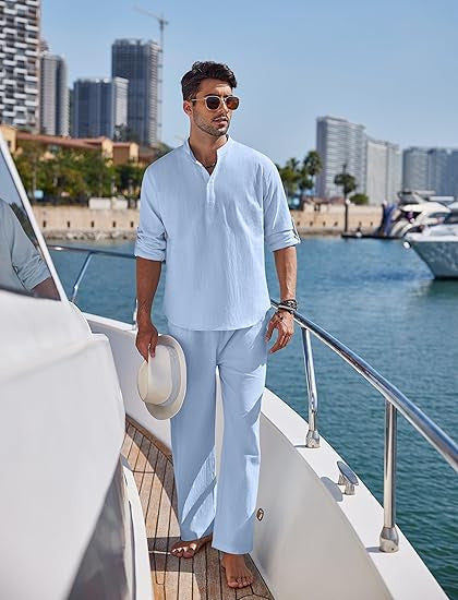Men's Long Sleeve Trousers Suit