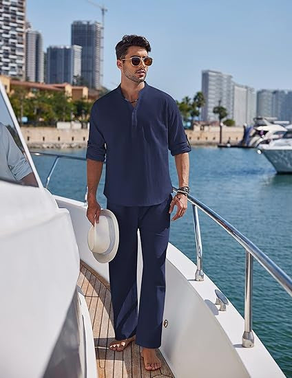 Men's Long Sleeve Trousers Suit