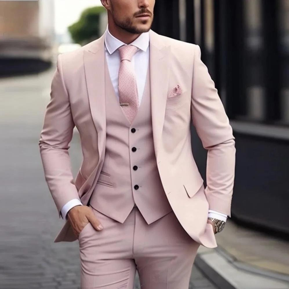 Men's High Sense Temperament Banquet Business Slim Fit Suit