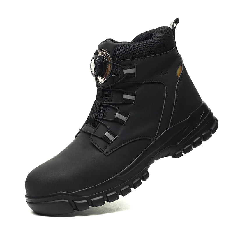 Men Indestructible Steel Toe Work Boots - Outfit Emporium