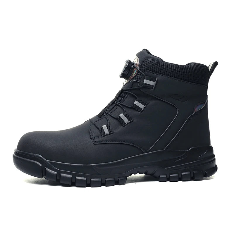 Men Indestructible Steel Toe Work Boots - Outfit Emporium