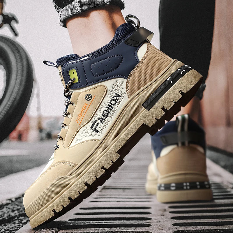 Men Vulcanized Outdoor Soft Sole Sneakers - Outfit Emporium
