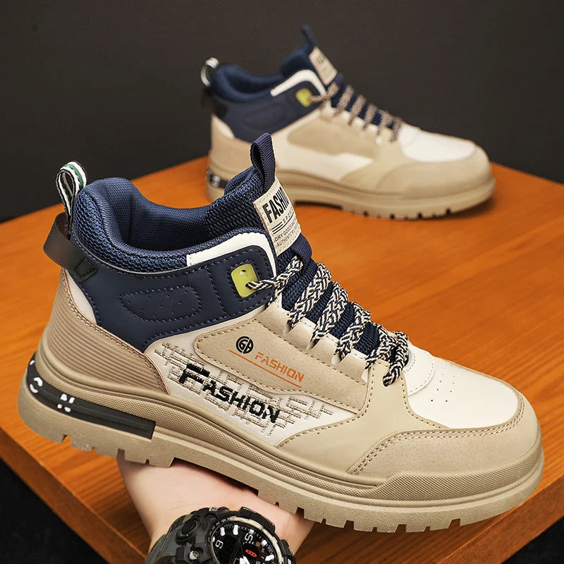Men Vulcanized Outdoor Soft Sole Sneakers - Outfit Emporium