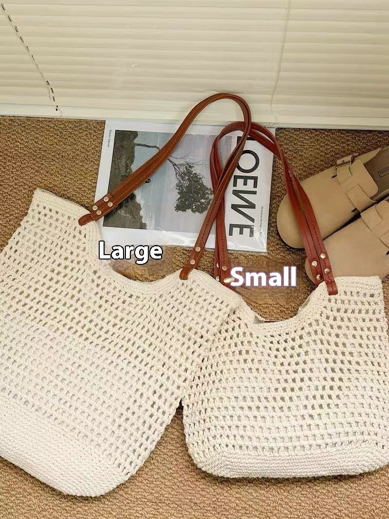 Woven Seaside Holiday Large Capacity Shoulder Bag