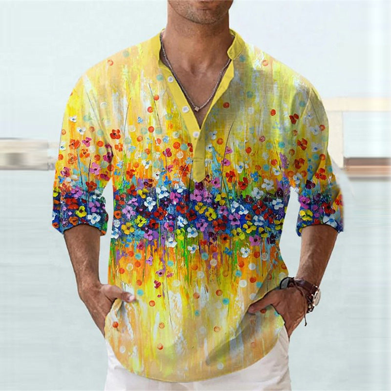 Digital Thermal Transfer Short Sleeve Shirt for men - Outfit Emporium
