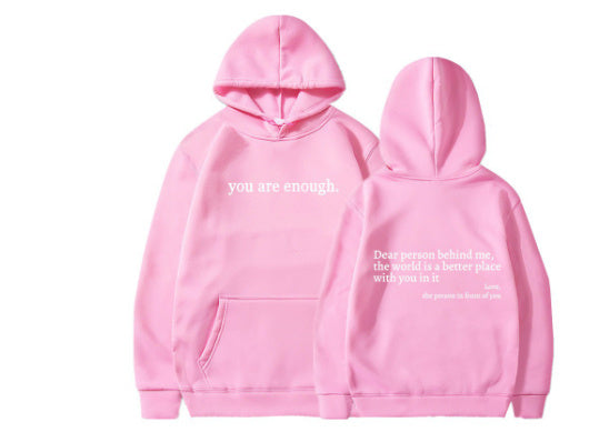 Kangaroo Pocket Drawstring Printed Hoodie - Outfit Emporium