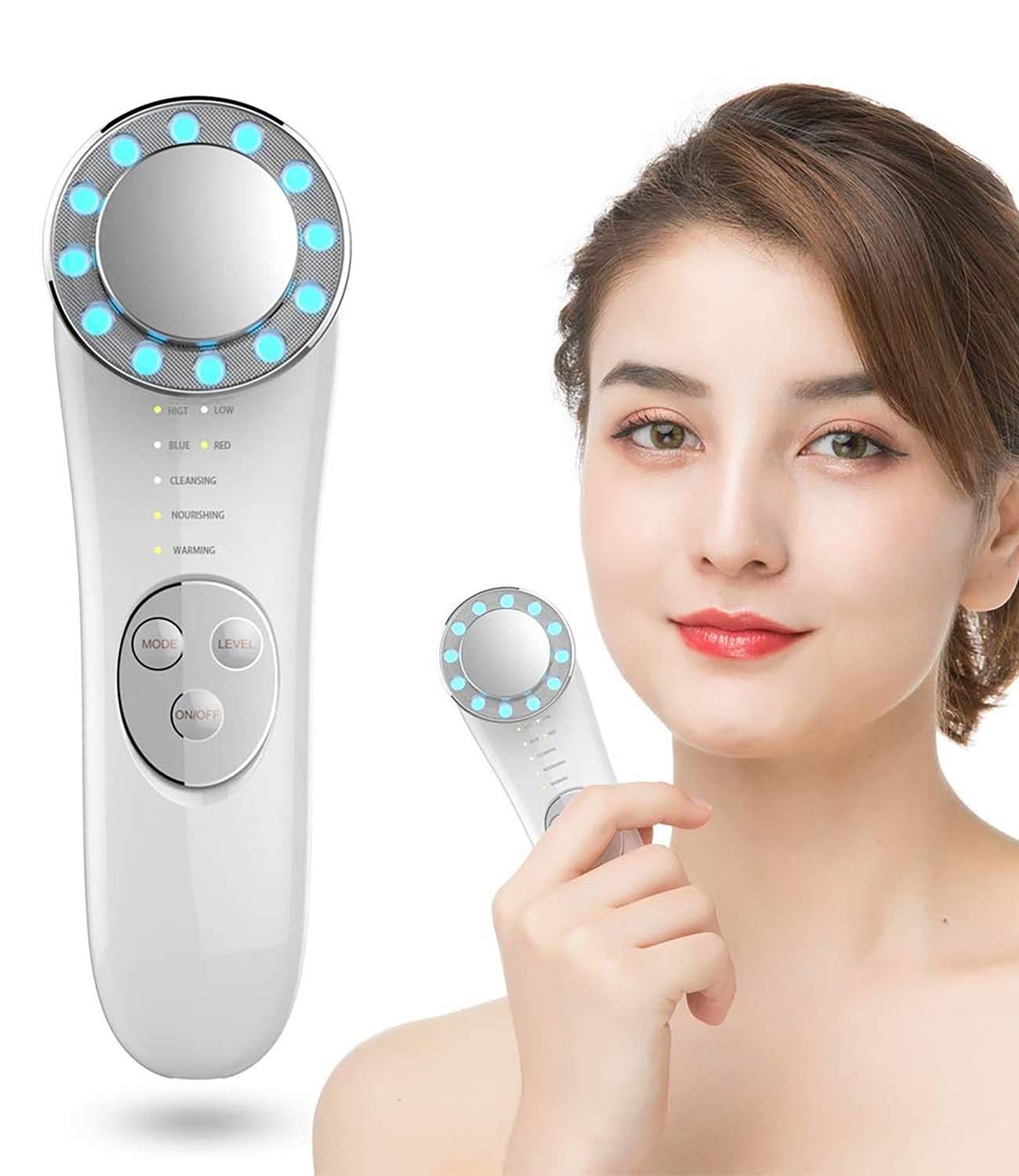 Facial Massager Skin Care Tools 7 In 1 Face Lifting Machine Galvanic Facial Machine