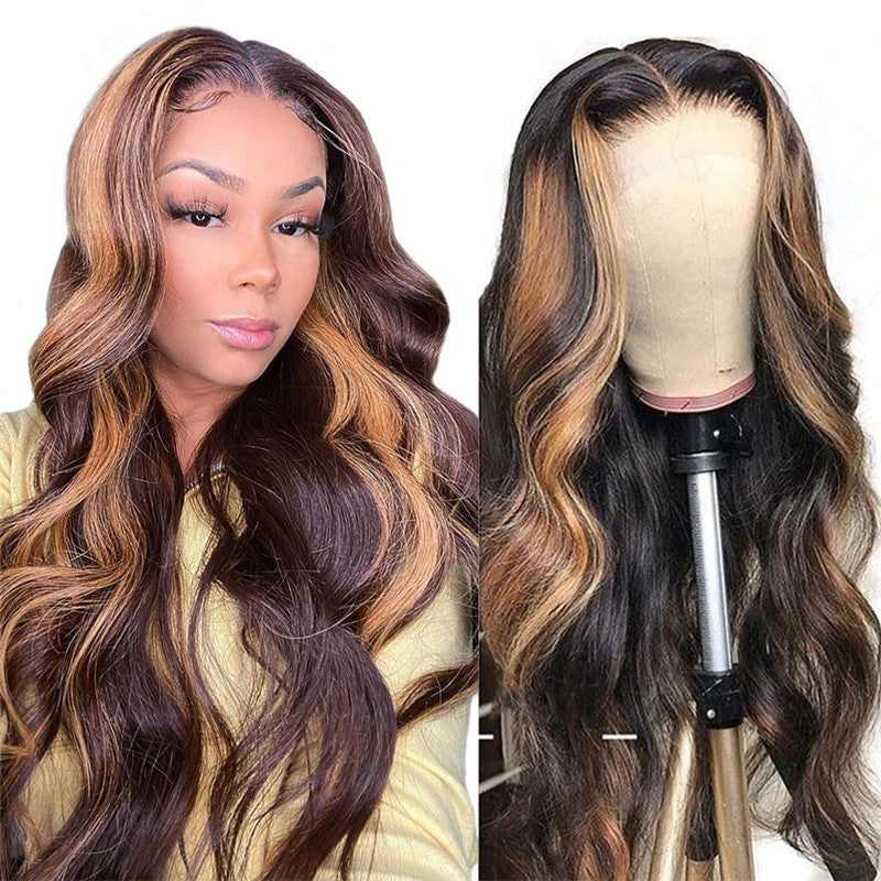 Women's Fashion Foreign Trade Wigs, Long Curly Hair