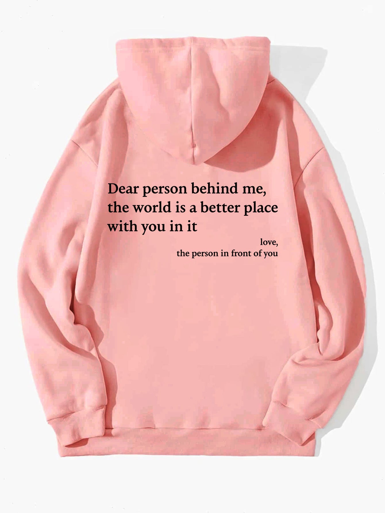 Kangaroo Pocket Drawstring Printed Hoodie - Outfit Emporium