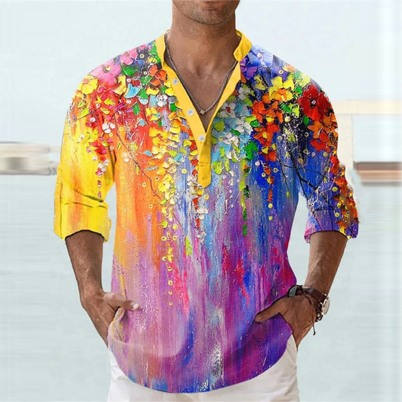 Digital Thermal Transfer Short Sleeve Shirt for men - Outfit Emporium