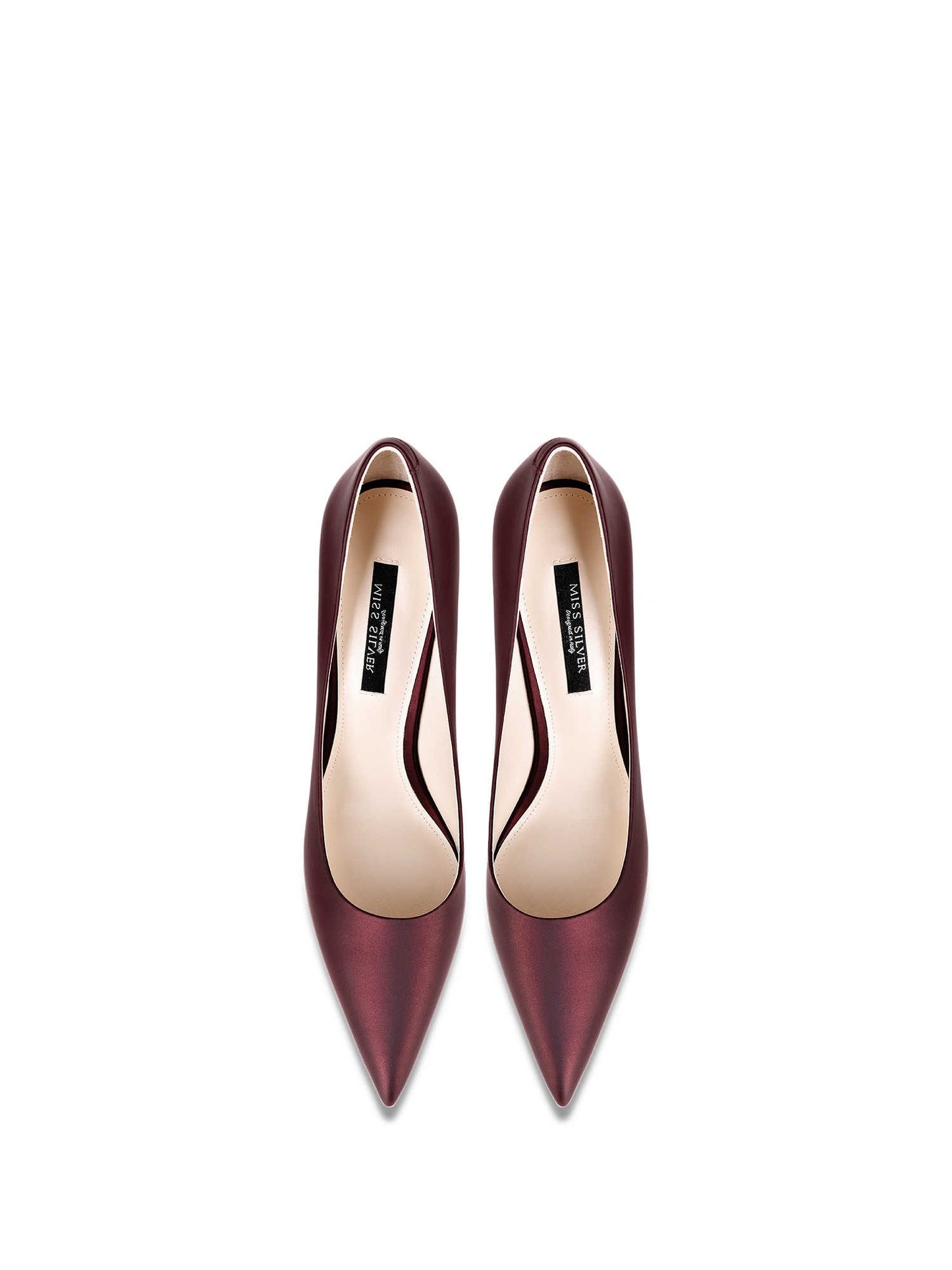 Women's Stiletto Heel Leather Pumps - Outfit Emporium