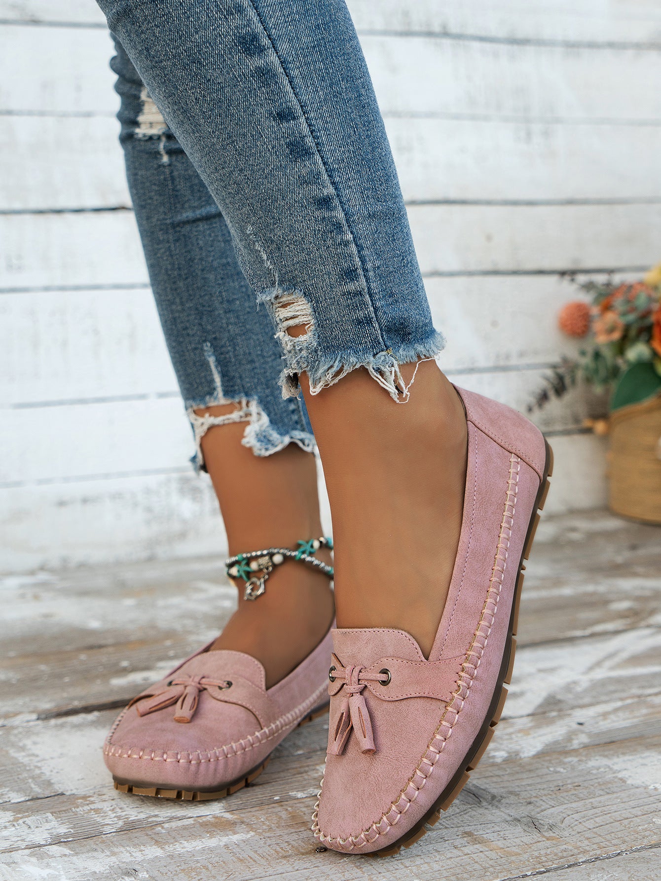 Women's Bow Simple Flat Shoes - Outfit Emporium