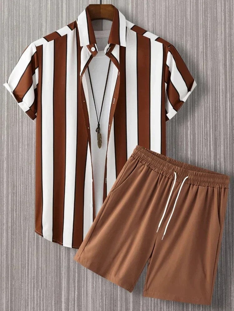 Beach Style Short Sleeve Shirt Men's Suit - Outfit Emporium