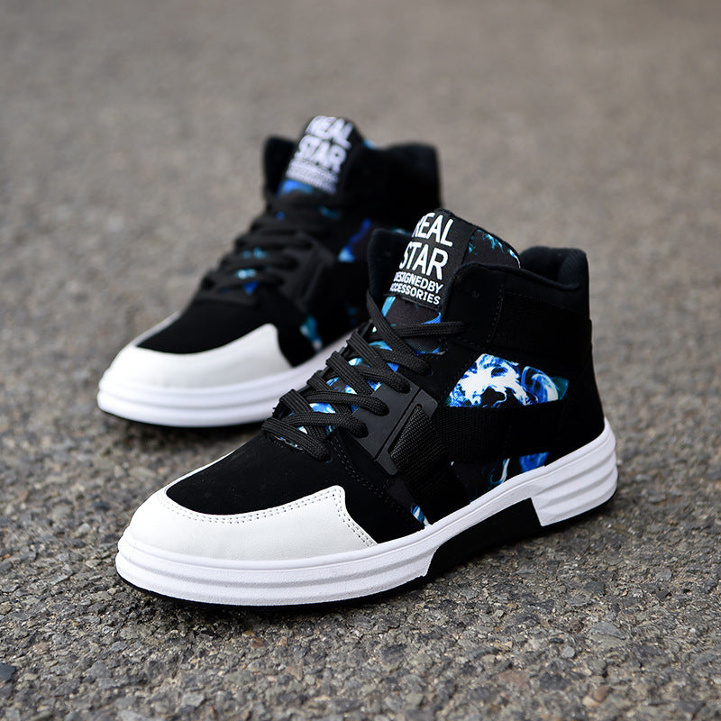 Camouflage High-Top Lace-Up Shoe - Outfit Emporium