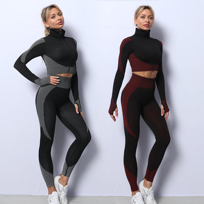 Women's  3PCS Yoga Sport Tracksuit Set - Outfit Emporium